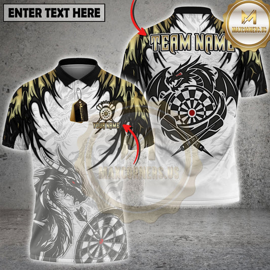 Maxcorners Darts Dragon Dartboard Multicolor Customized Name, Team Name 3D Shirt