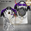 Maxcorners Darts Dragon Dartboard Multicolor Customized Name, Team Name 3D Shirt