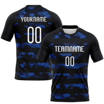 Maxcorners Custom Black White Camo Shape Sublimation Volleyball Uniform Jersey LM2605