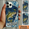 Maxcorners Vintage Lure Design Custom Name Fishing Phone Case