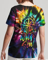 Maxcorners Wild Soul Compass Tie Dye All Over Print LM2101