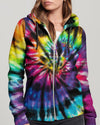 Maxcorners Wild Soul Compass Tie Dye All Over Print LM2101
