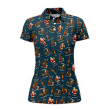 Maxcorners Pattern Golf Shirt, Christmas Golf Shirt, Funny Golf And Beer Shirt, Golf Gift For Men