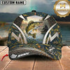 Maxcorners Vintage Tackle Artwork Custom Name Fishing Cap