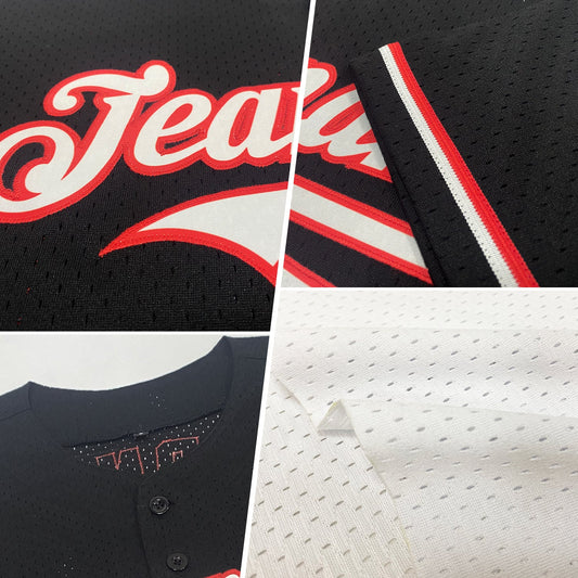 Maxcorners Custom White Orange-Royal Mesh Authentic Throwback Baseball Jersey LM2605