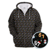 Maxcorners Festive 67 Christmas Pattern Polos, Holiday Golf Shirt For Golfer, Funny Golf Gift For Men