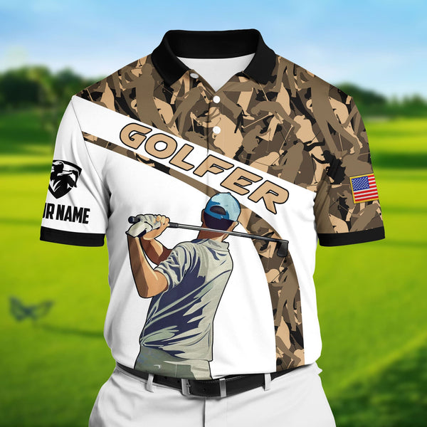 Max Corner Pride Premium Cool Golf Man, Golf Polo Shirts Multicolored Custom Name