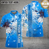 Maxcorners Pickleball Polo Paint Splatter Team Style Multiple Options Personalized Name, Team Name 3D Shirt