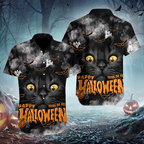 Maxcorners Halloween Cat 3D Shirt
