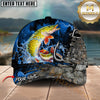 Maxcorners Fishing Splash Water Camo Personalized Name Classic 3D Cap (13 Breeds)