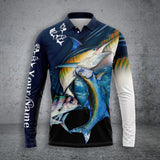 Maxcorners Fishing Atlantic Sailfish, Roosterfish, Tarpon Customize Name 3D Shirts