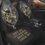 Maxcorners Get In Sit Down Shut Up Hold On Hunting Car Seat Covers