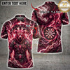 Maxcorners Darts Thunder Viking Warrior Dartboard Multiple Options Personalized Name, Team Name 3D Shirt