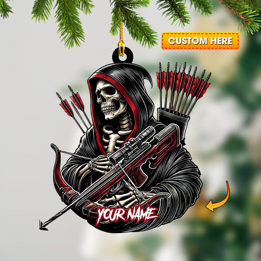 Maxcorners Death Archery Ornament, Personalized Ornament 2D Flat LM2211