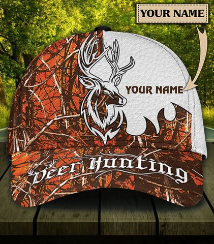 Maxcorners Deer Hunting Personalized 3D Hat