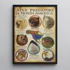 Maxcorners Animals USA Hunting Framed Canvas LM2611