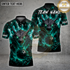 Maxcorners Dragon Bowling Lava Inferno Multiple Options Personalized Name, Team Name 3D Shirt