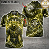 Maxcorners Darts Thunder Viking Warrior Dartboard Multiple Options Personalized Name, Team Name 3D Shirt