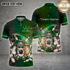 Maxcorners Cat Bowling Shirt Funny Bowling Cats Multiple Options Personalized Name, Team Name 3D Shirt