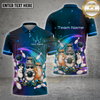 Maxcorners Cat Bowling Shirt Funny Bowling Cats Multiple Options Personalized Name, Team Name 3D Shirt