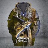 Maxcorners Walley Fish Fishing Shirts For Men And Women 3D Print
