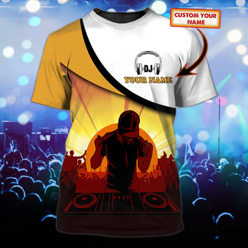 Maxcorners DJ Party Personalized 3D All Over Printed Shirt