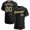 Maxcorners Custom Black Red-Gray Premium American Flag Fashion Baseball Jersey LM0210