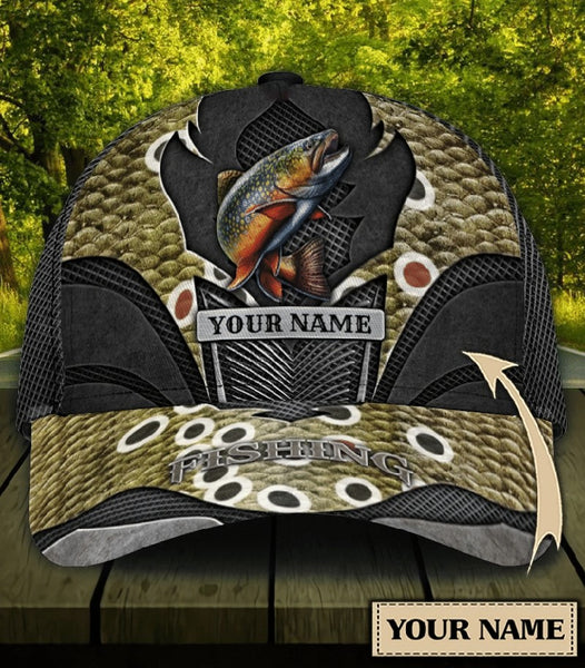 Maxcorners Fishing Personalized Classic Cap