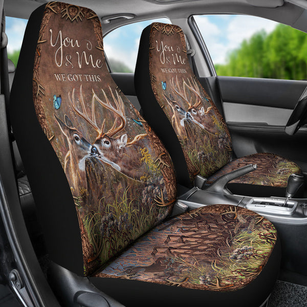 Maxcorners You And Me Hunting Car Seat Covers