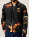 Maxcorners Making Memories One Campfire At A Time Bigfoot Bomber Jacket LM2101