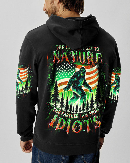 Maxcorners (Hot Deal) The Closer I Get To Nature Bigfoot All Over Print LM1601