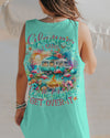 Maxcorners Glamper I Camp With Style Beach Flamingo All Over Print LM2101