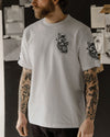 Maxcorners Smell The Sea Feel The Breeze Compass Waves All Over Print LM1501