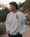 Maxcorners Smell The Sea Feel The Breeze Compass Waves All Over Print LM1501