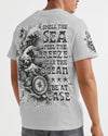 Maxcorners Smell The Sea Feel The Breeze Compass Waves All Over Print LM1501