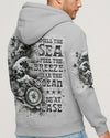 Maxcorners Smell The Sea Feel The Breeze Compass Waves All Over Print LM1501