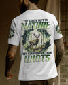 Maxcorners The Closer I Get To Nature Deer Hunting All Over Print LM2101