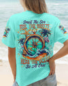 Maxcorners Smell The Sea Feel The Breeze Compass All Over Print LM1501