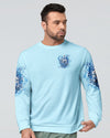 Maxcorners Saltwater Heals Everything Compass Waves Ocean All Over Print LM1501