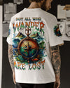 Maxcorners Not All Who Wander Are Lost Compass All Over Print LM1501