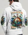 Maxcorners Not All Who Wander Are Lost Compass All Over Print LM1501