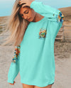 Maxcorners Not All Who Wander Are Lost Turtle Compass All Over Print LM1501