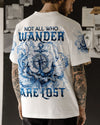 Maxcorners Not All Who Wander Are Lost Anchor Compass All Over Print LM1501