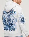Maxcorners Not All Who Wander Are Lost Anchor Compass All Over Print LM1501