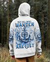 Maxcorners Not All Who Wander Are Lost Anchor Compass All Over Print LM1501