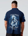 Maxcorners Wild Spirit Unbreakable Soul Wolf All Over Print LM1501