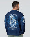 Maxcorners Wild Spirit Unbreakable Soul Wolf All Over Print LM1501