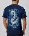 Maxcorners Wild Spirit Unbreakable Soul Wolf All Over Print LM1501