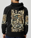 Maxcorners Never Underestimate An Old Man With A Sniper Rifle All Over Print LM1601