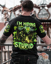 Maxcorners I'm Hiding From Stupid People Bigfoot All Over Print LM1601